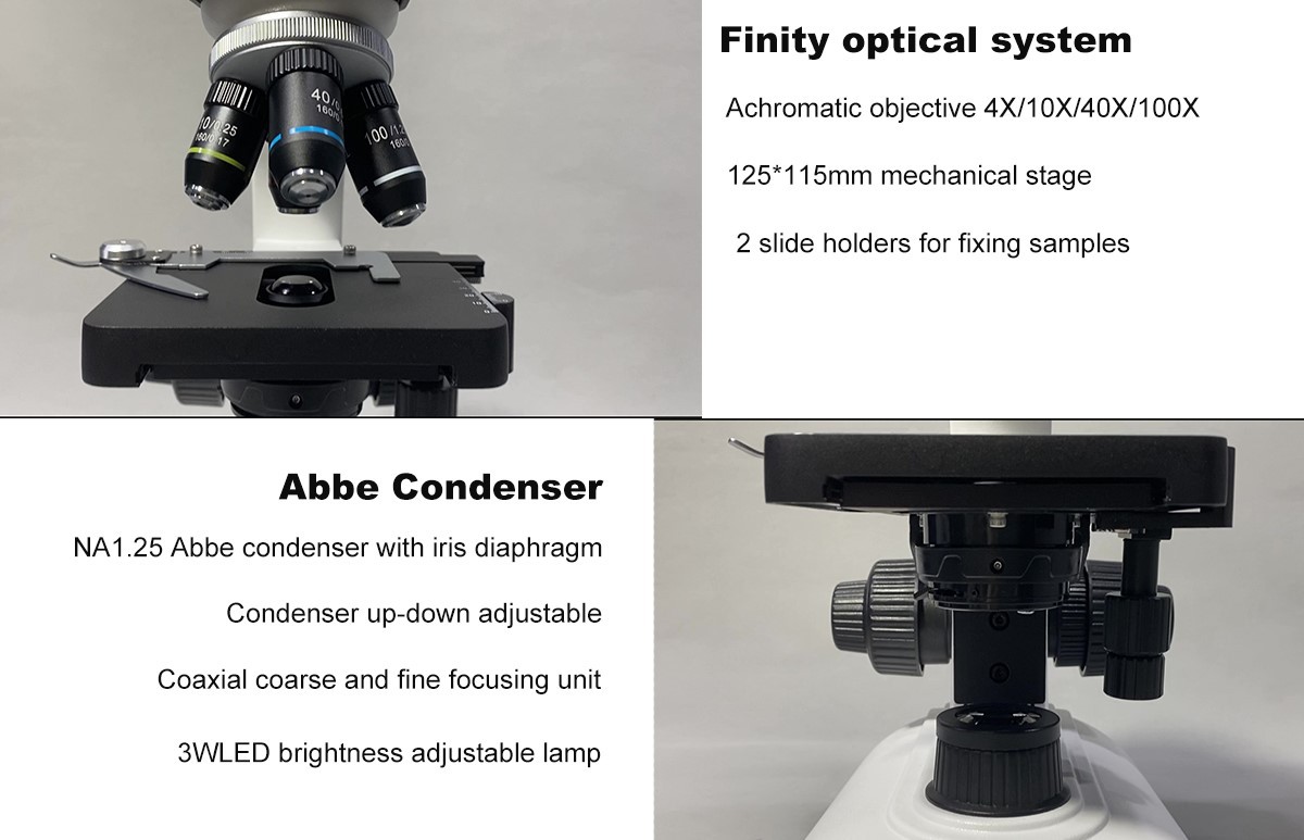 single viewing head microscope mono biological microscope prices